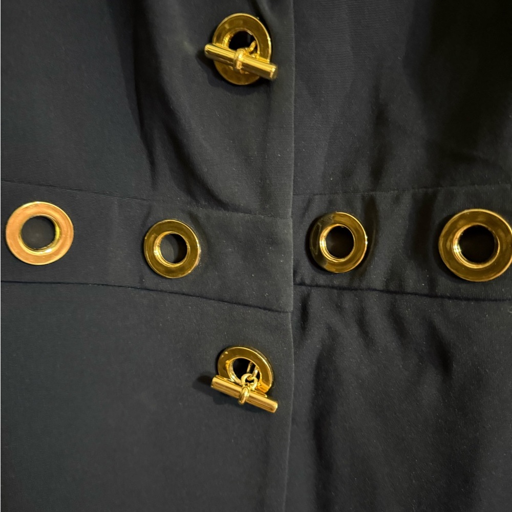 Doncaster Women's Black Blazer with Gold Accents NWT - Picture 3 of 7